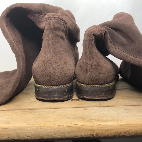 Michael Kors soft brown suede knee high boots, 11 - Picture 3 of 10